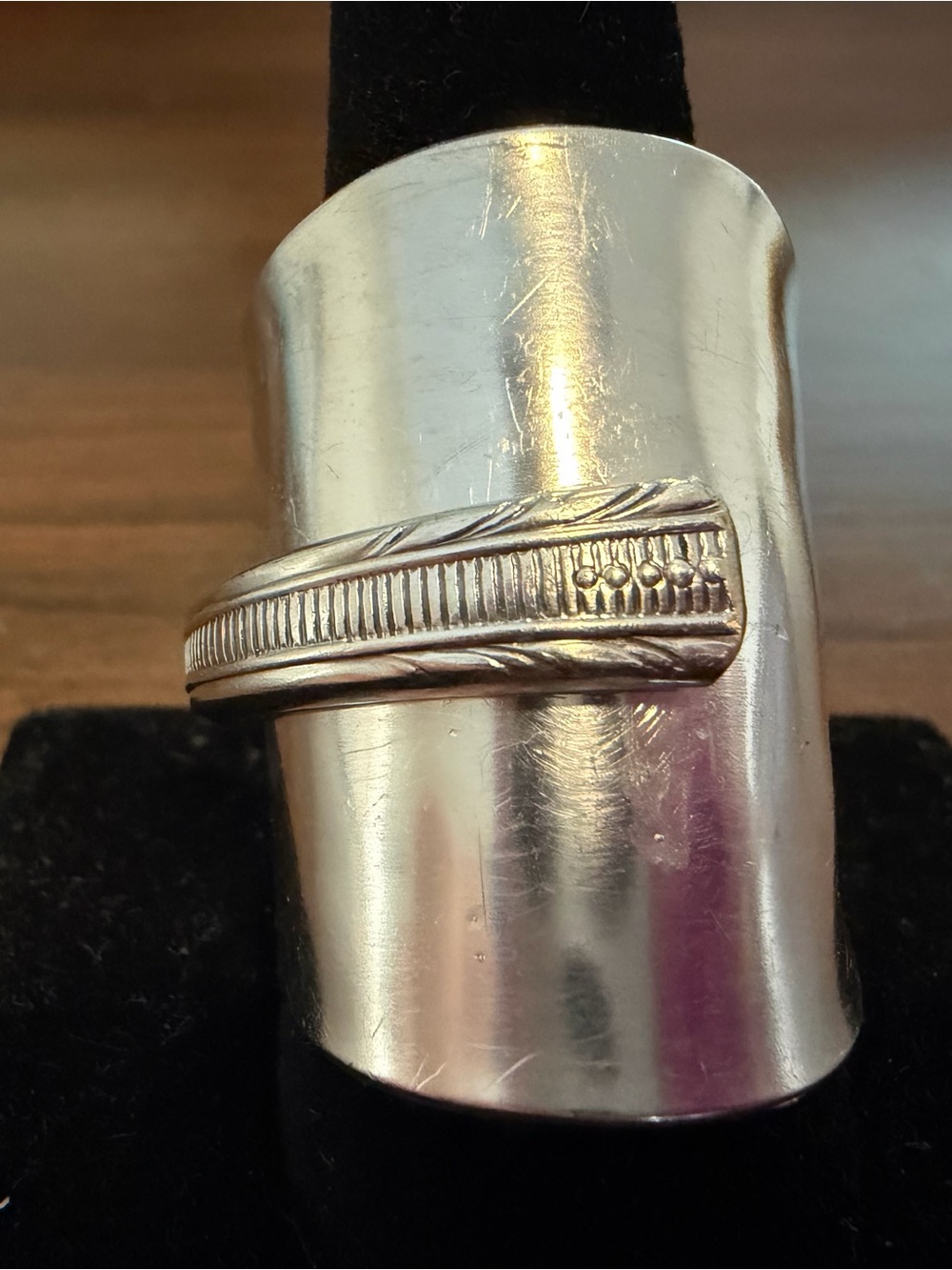 Silver Plated Spoon Ring